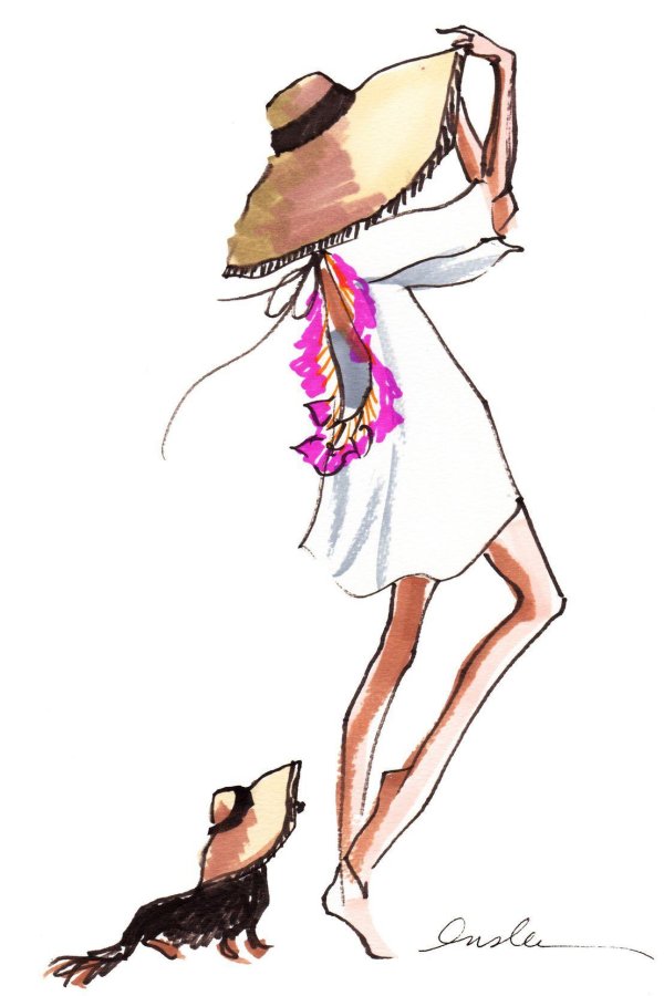 модный эскиз