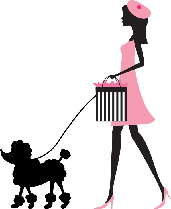 рисунок пудель