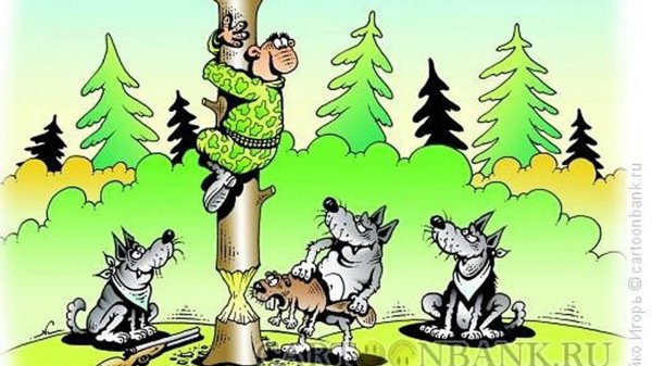 волк карикатура