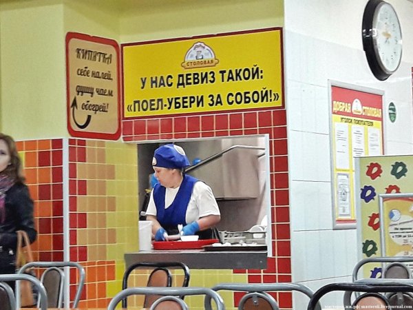 школьная столовая