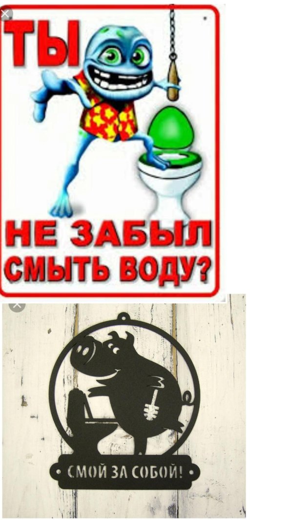 ты не забыл смыть воду