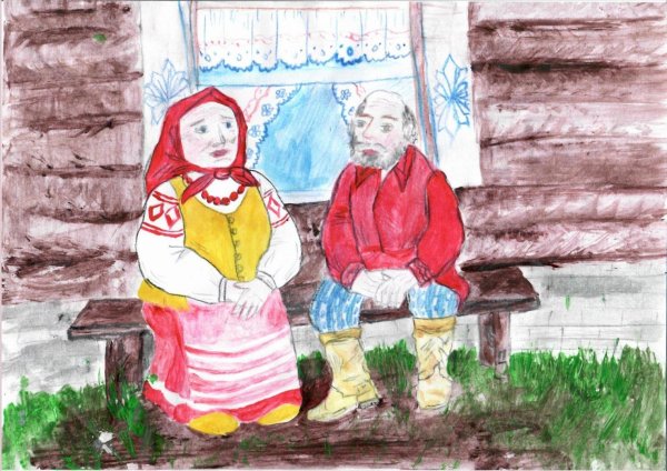 день пожилого человека рисунки детей