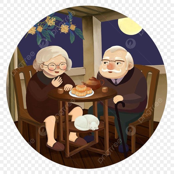 мультяшная бабушка