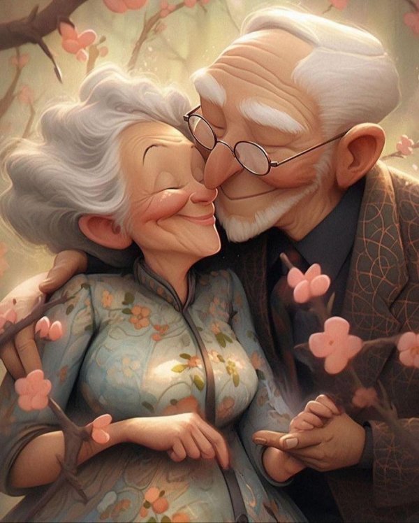 пожилая пара