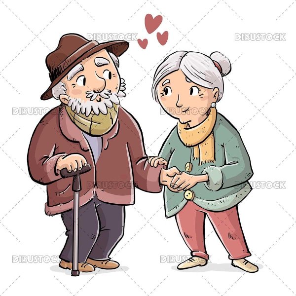 дедушка рисунок