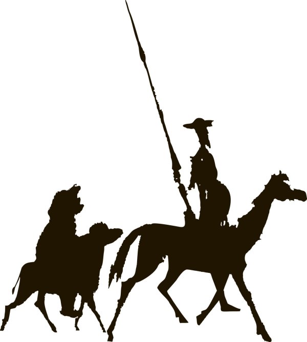 дон кихот и санчо