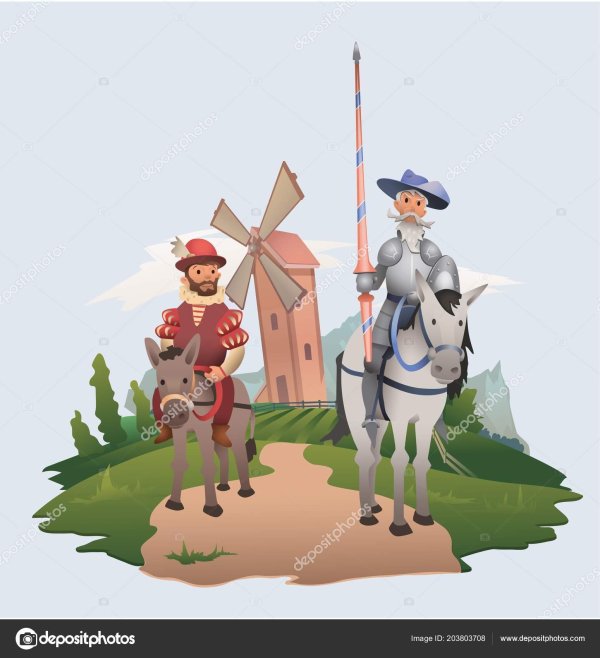 дон кихот и ветряные мельницы