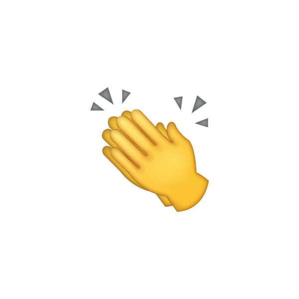 эмодзи аплодисменты