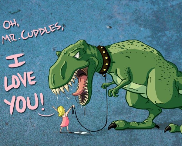 забавные динозавры