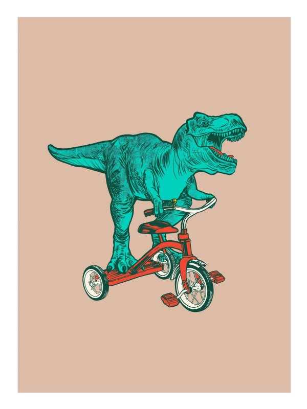 динозавр арт