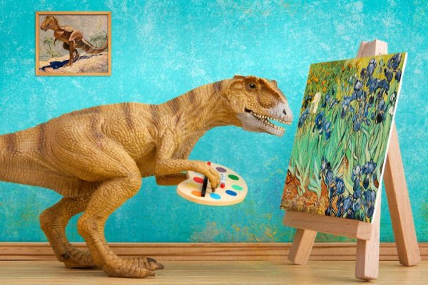 картины динозавров