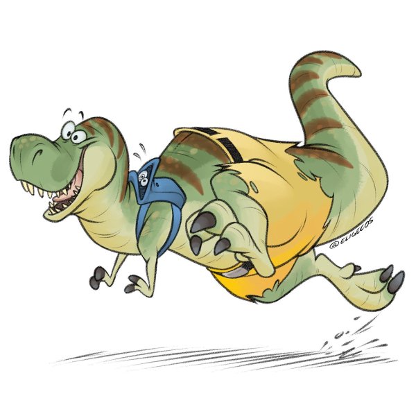 тираннозавр мультяшный