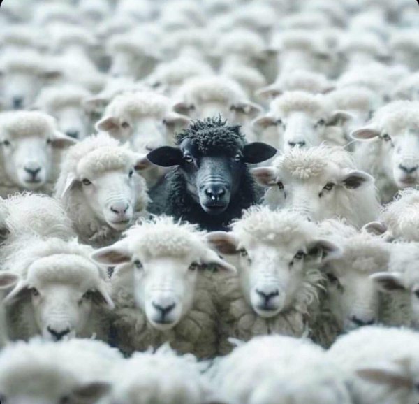 стая овец