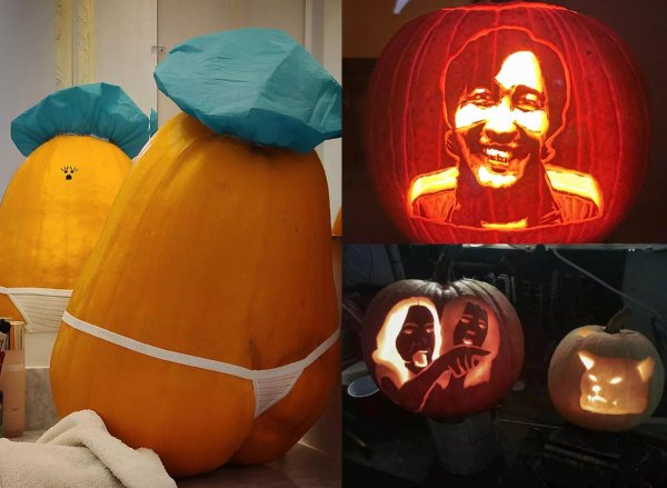 тыквы к хэллоуину