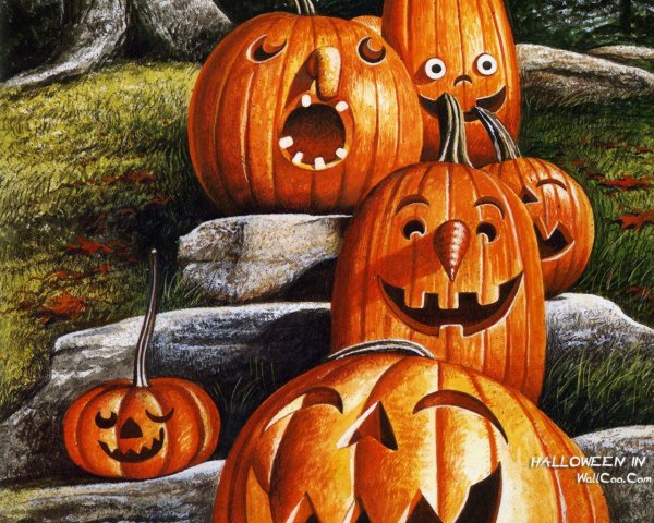 тыква для хэллоуина