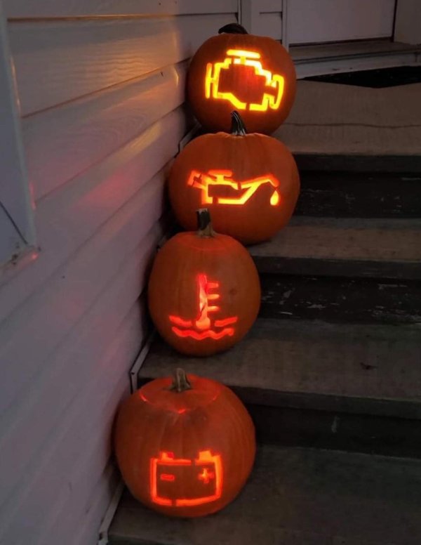 хэллоуинские тыквы