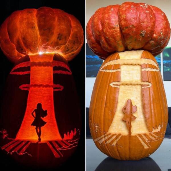 тыква светильник