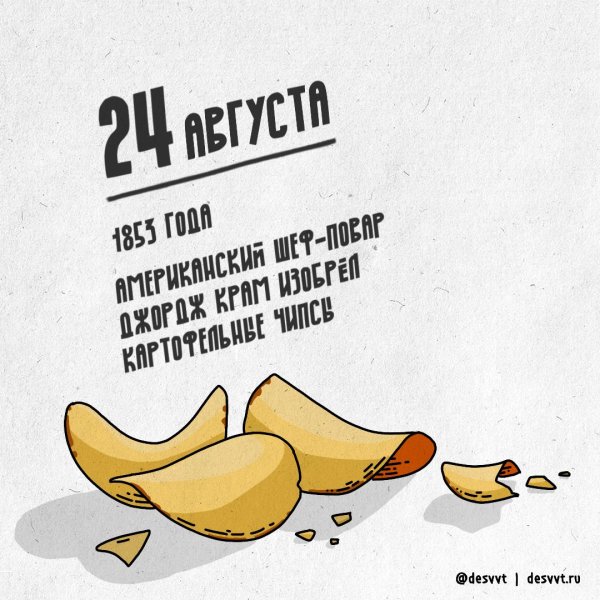 день рождения картофельных чипсов