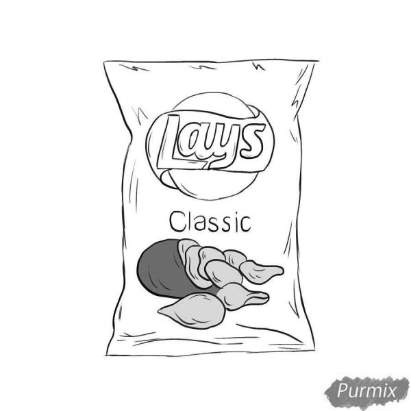 рисунки чипсов