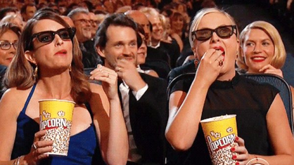 гифка попкорн