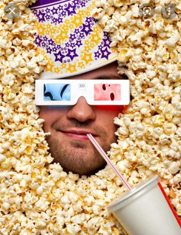 фотосессия с попкорном