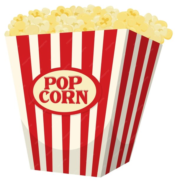 коробка попкорна