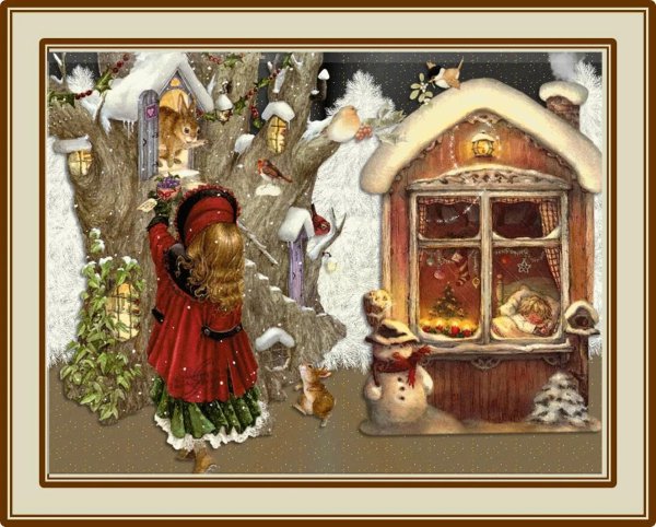 рождественские иллюстрации