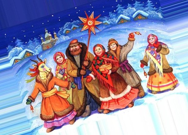 рисунки колядки