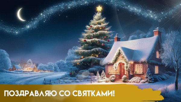 новогодний лес