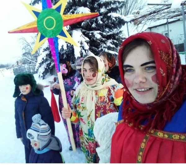 рождественская звезда колядовщики