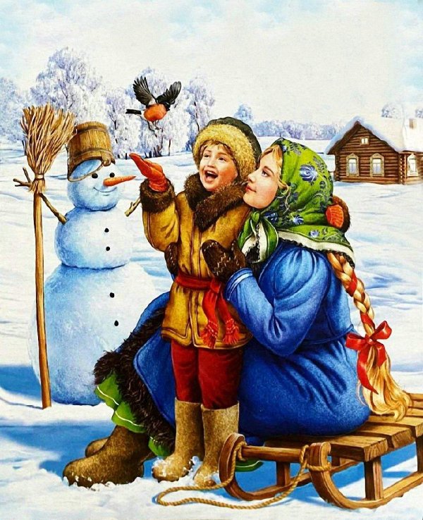 народная сказка морозко