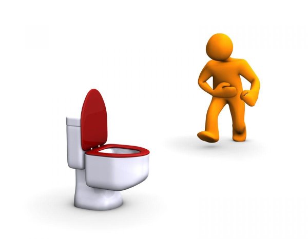 человек унитаз