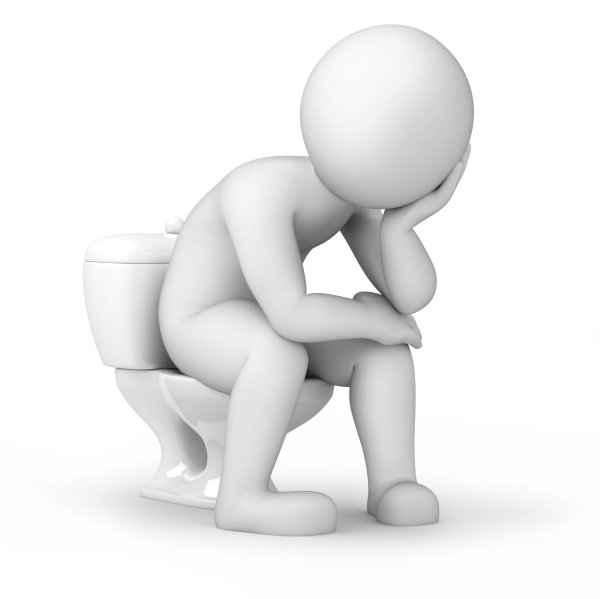 грустный белый человечек