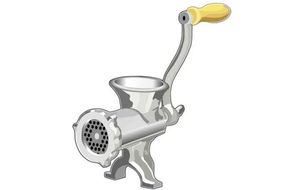 мясорубка на прозрачном фоне