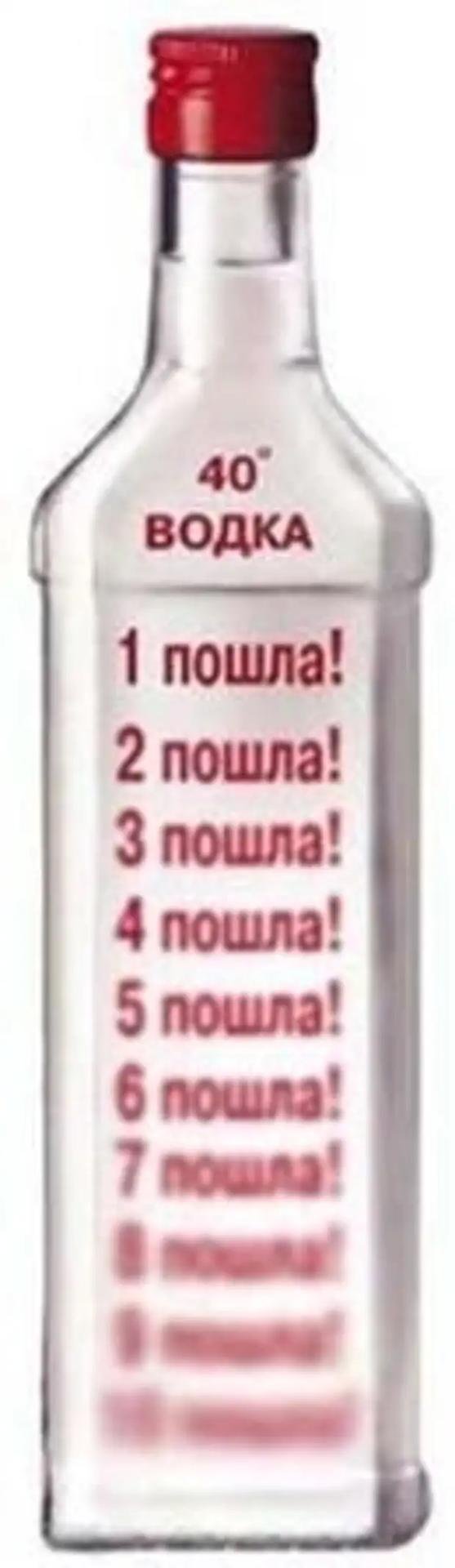 бутылка водка