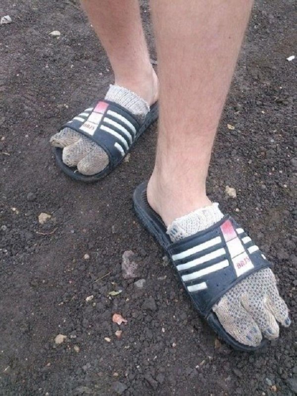 сланцы с носками
