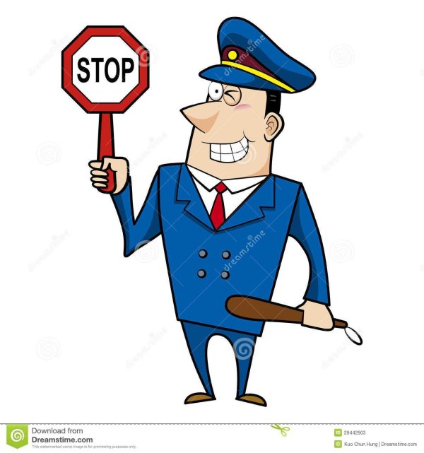 полицейские рисунки