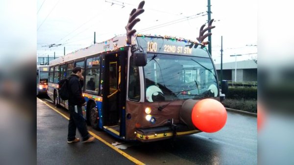 троллейбус приколы