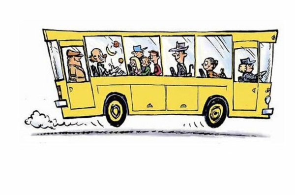 автобус мультяшный