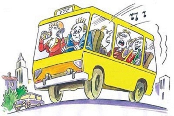 автобус рисунки