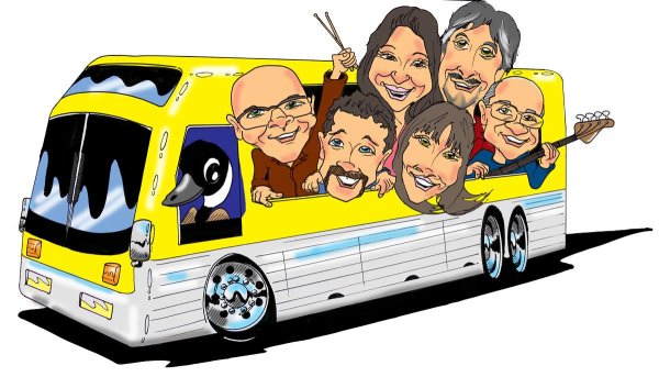мультяшный автобус