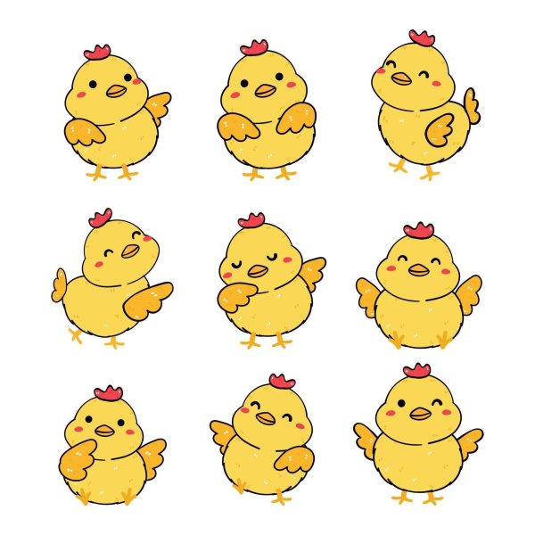 рисунки цыпленка