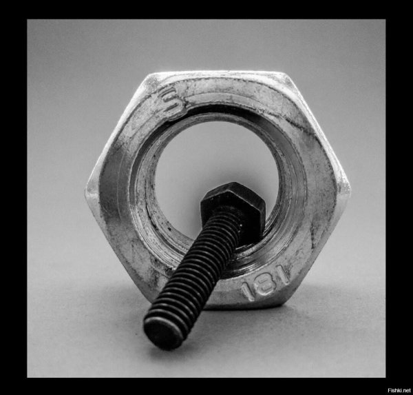 болт в гайке 18