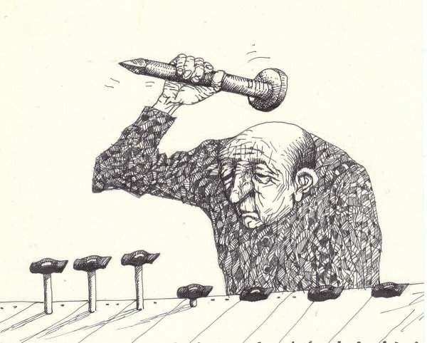 глупость карикатура