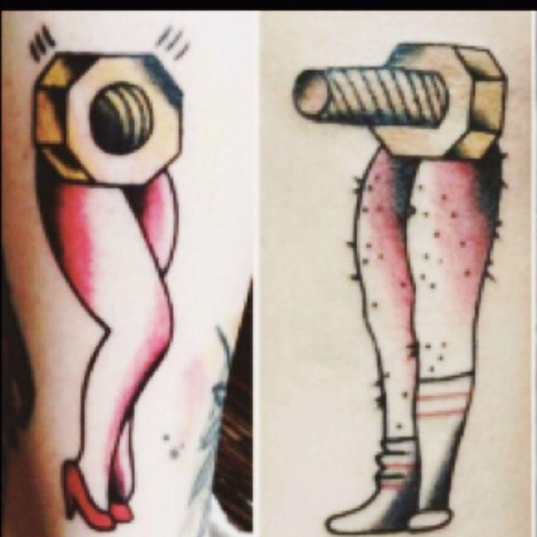 татуировка парная