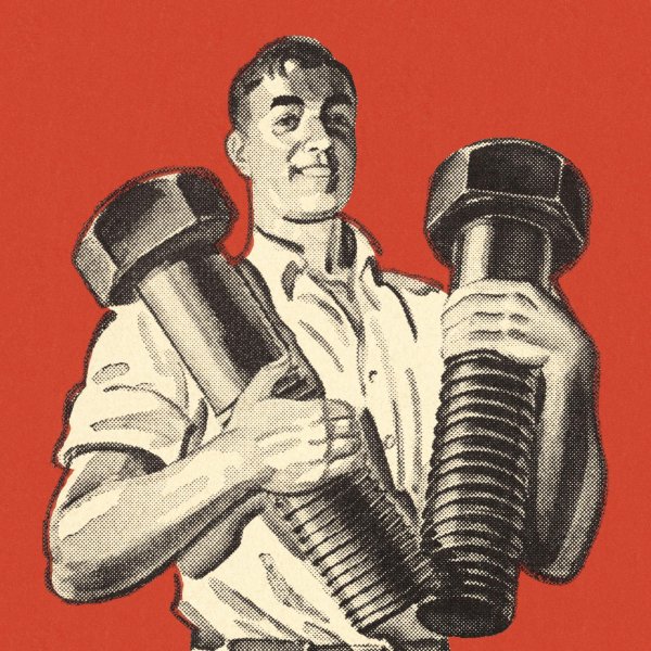 человек болт