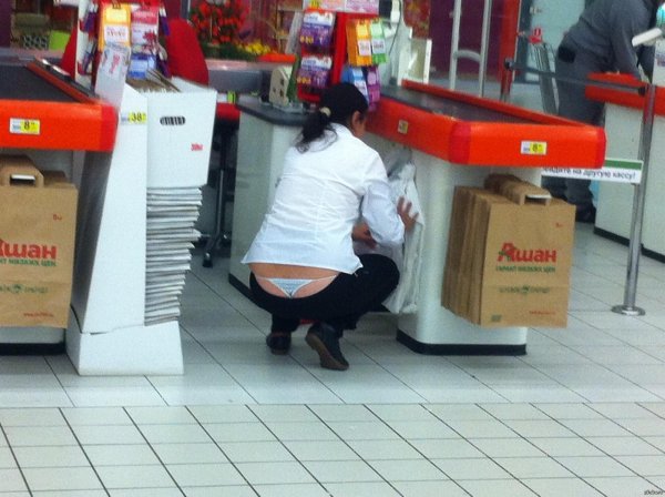 засветила стринги