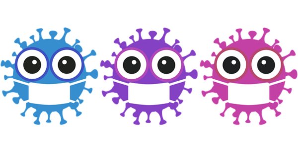 вирусы на прозрачном фоне