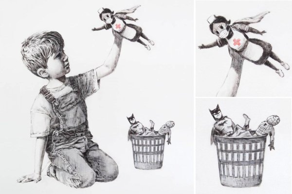 картины бэнкси