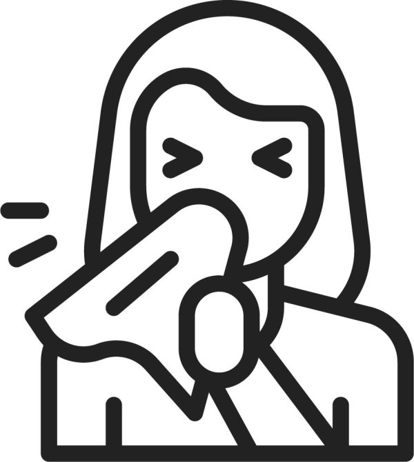 кашель значок